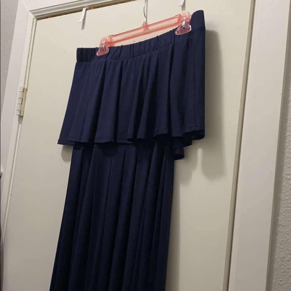 Strapless Evening Dress